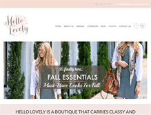 Tablet Screenshot of hellolovelyatl.com